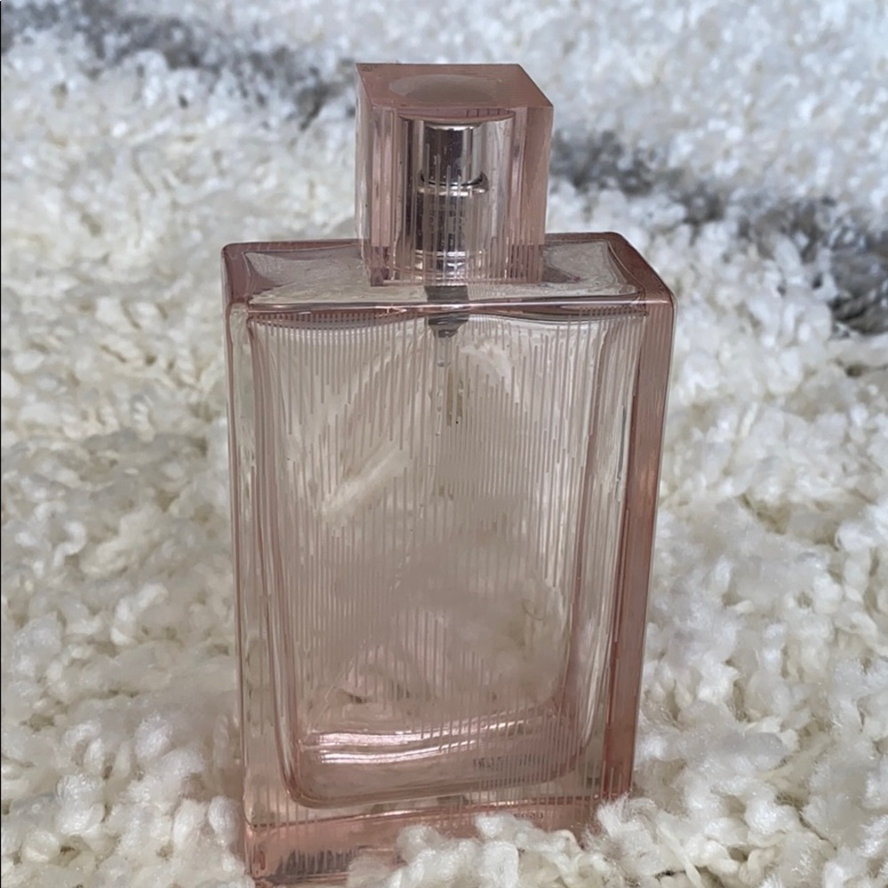 Empty Burberry bottle